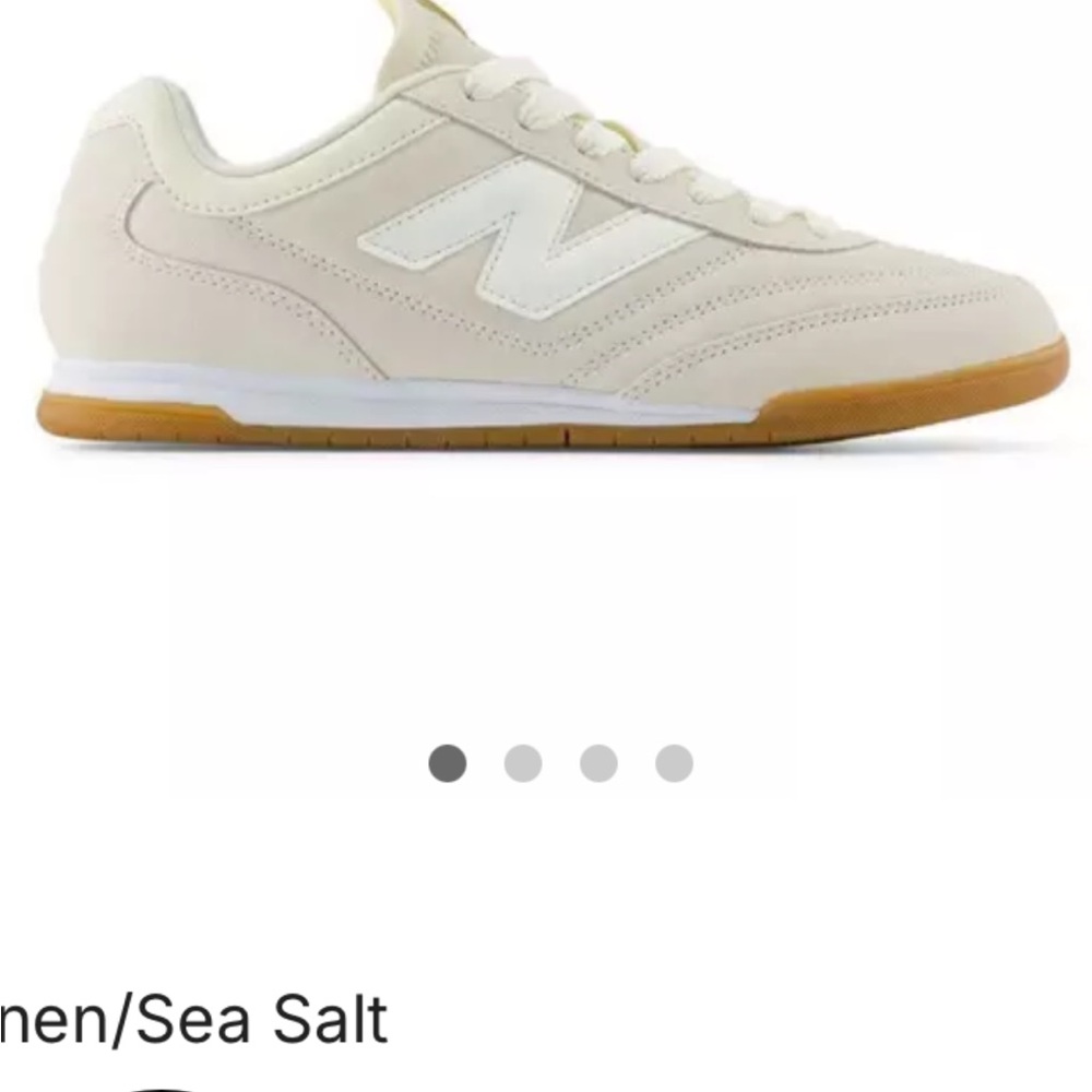 New Balance Sea Salt Sneakers with Gum Sole